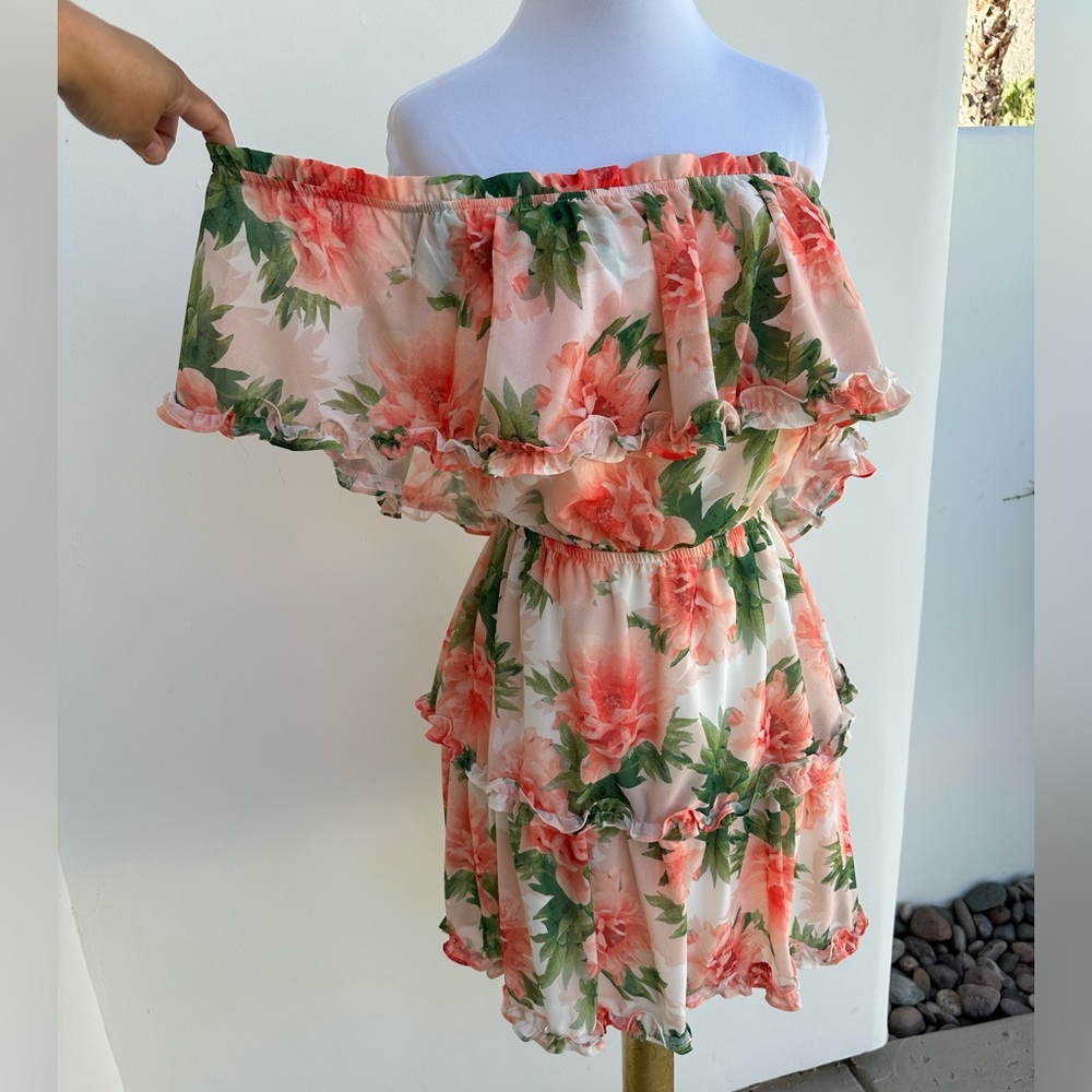 Multicolored Flutter Sleeve Midi Sundress - image 3